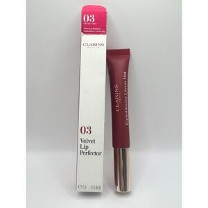 Clarins Velvet Lip Perfector 03 Velvet Red Matte Liquid Lipstick
